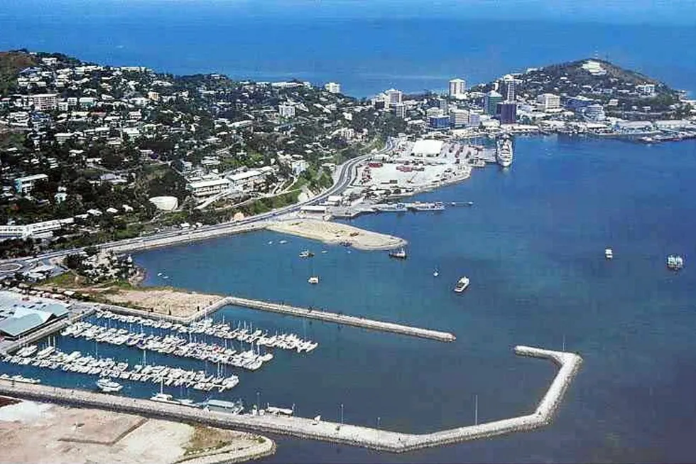 Capital view: The Papua New Guinea capital city Port Moresby.