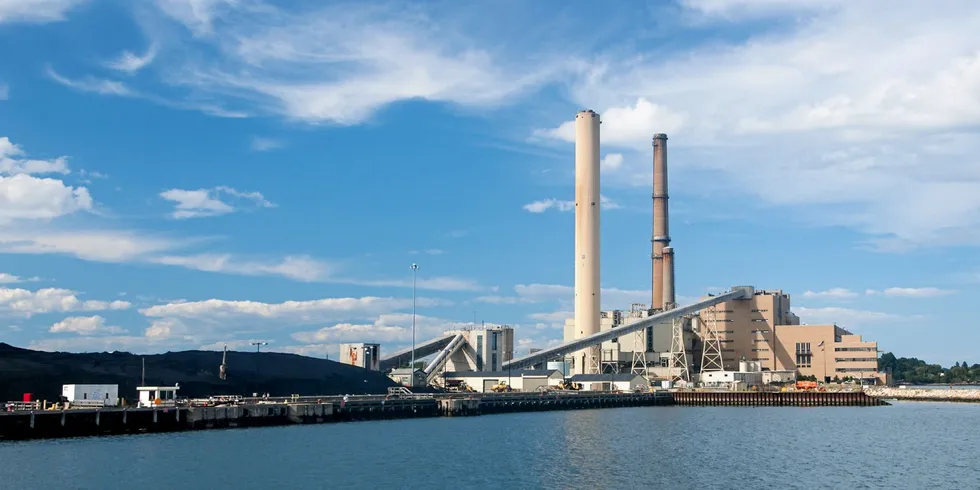 The area surrounding the new Salem Harbour Station gas-fired power plant is being developed into an offshore wind terminal