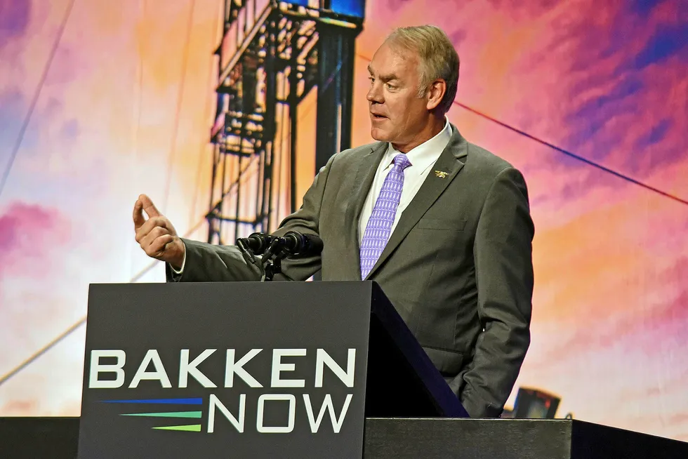 Assurances: US Interior Secretary Ryan Zinke