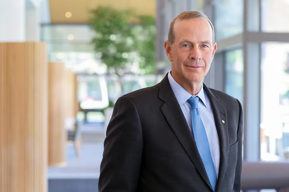 Myanmar departure: Chevron chief executive Mike Wirth.