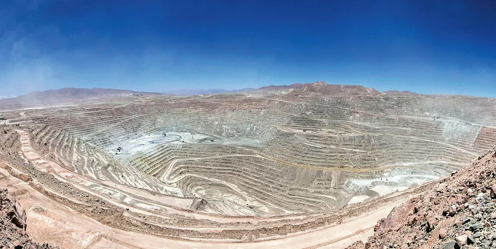 Copper mine in Northern Chile