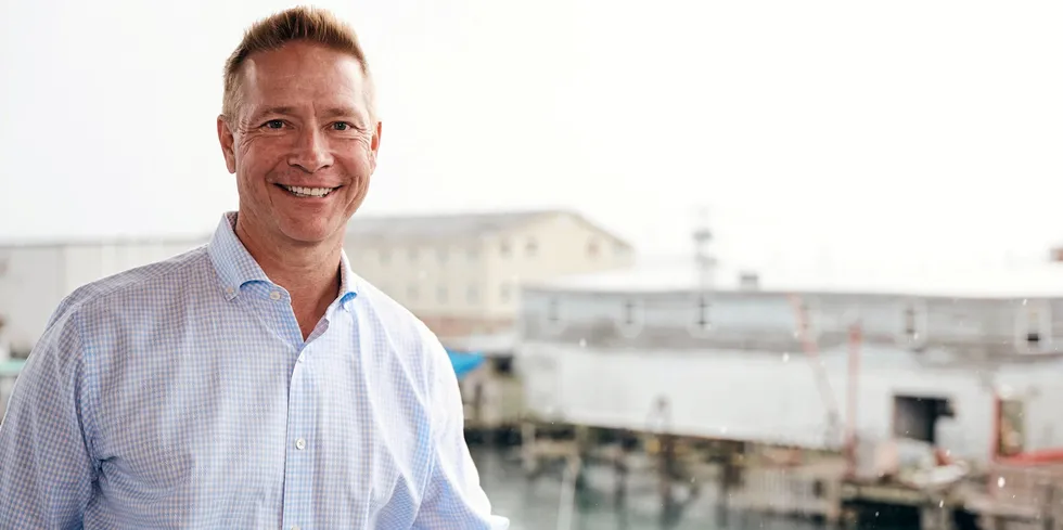 Keith Decker, CEO of American Aquafarms and investor in Blue Harvest Fisheries and West Coast Salmon.