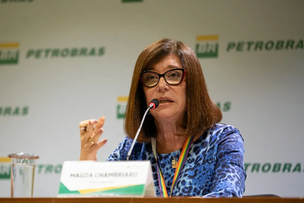 Petrobras chief executive Magda Chambriard.