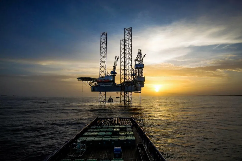 In the fleet: Borr Drilling's jack-up rig Odin is also a KFels Super B Bigfoot Class design