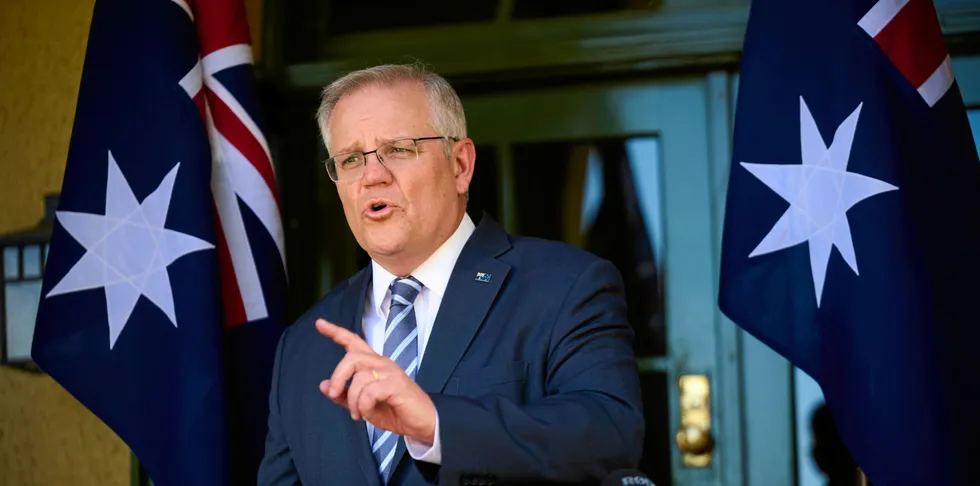 Australian Prime Minister Scott Morrison.
