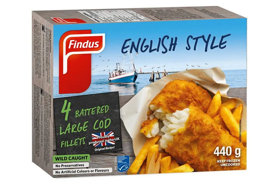 Findus fish and chips. The brand is owned by Nomad Foods, which has appointed a new CFO.