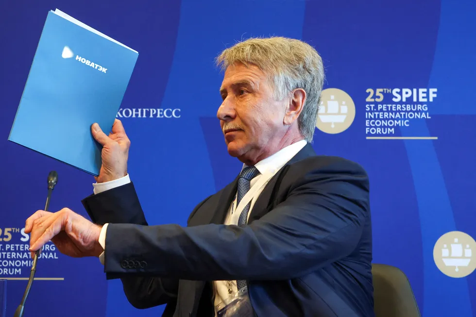 Warning of risks: Novatek executive chairman Leonid Mikhelson.