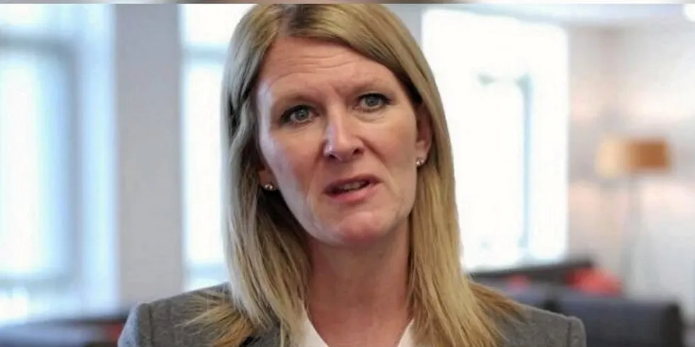 Julia Isdale, chief commercial officer for Trident Seafoods.