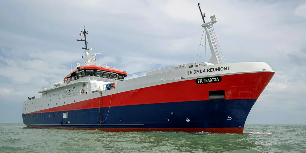 The new 'Ile de la Reunion II was built by Piriou shipyard.