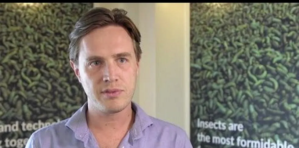 Kees Aarts, CEO of insect meal producer Protix.
