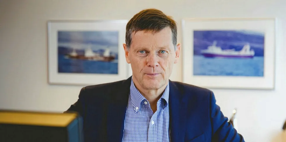 Samherji CEO Thorsteinn Mar Baldvinsson has temporarily stepped down as an internal investigation continues.