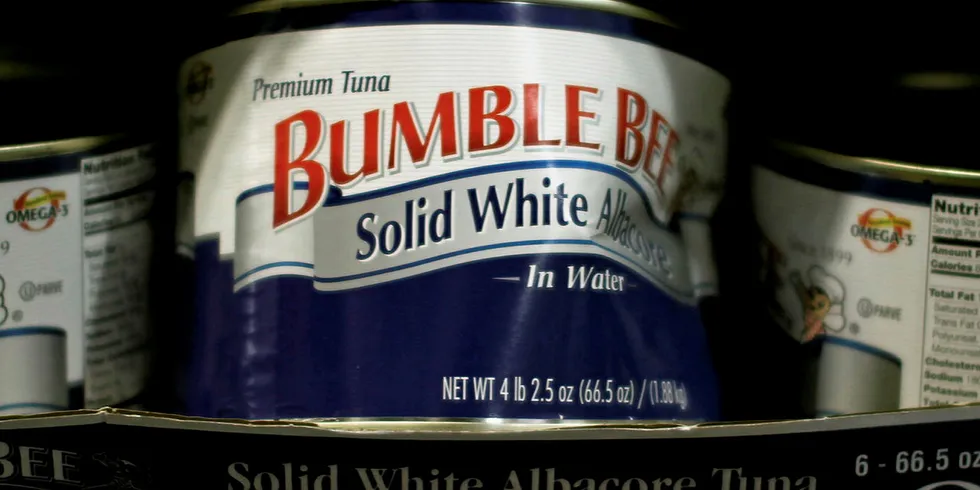 Bumble Bee filed for bankruptcy in November.