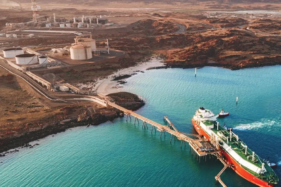 Major asset: the Pluto LNG facility, Western Australia