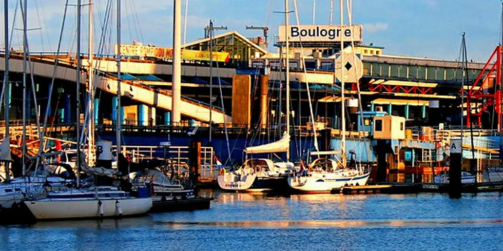 Boulogne-sur-Mer fishing dock.