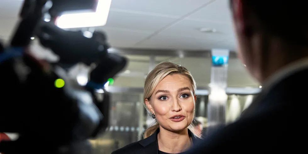 Swedish energy minister Ebba Busch.