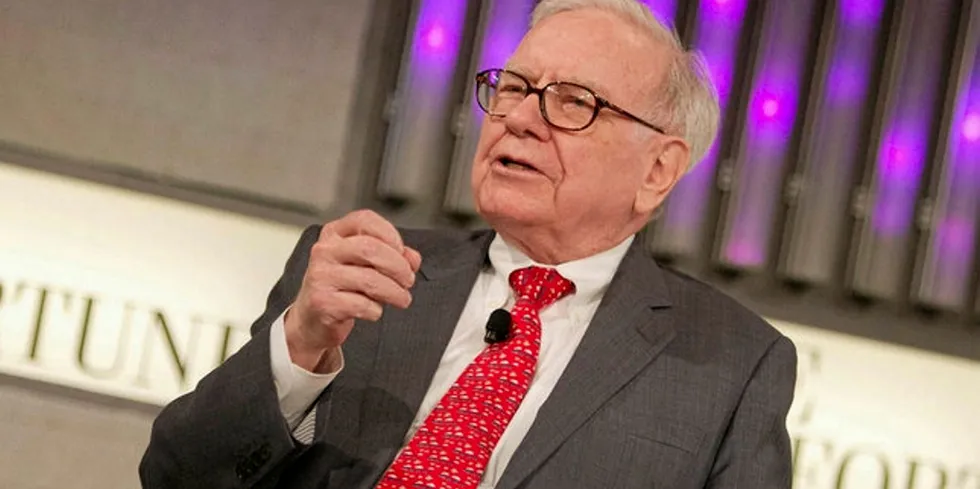 Berkshire Hathaway chief executive Warren Buffett