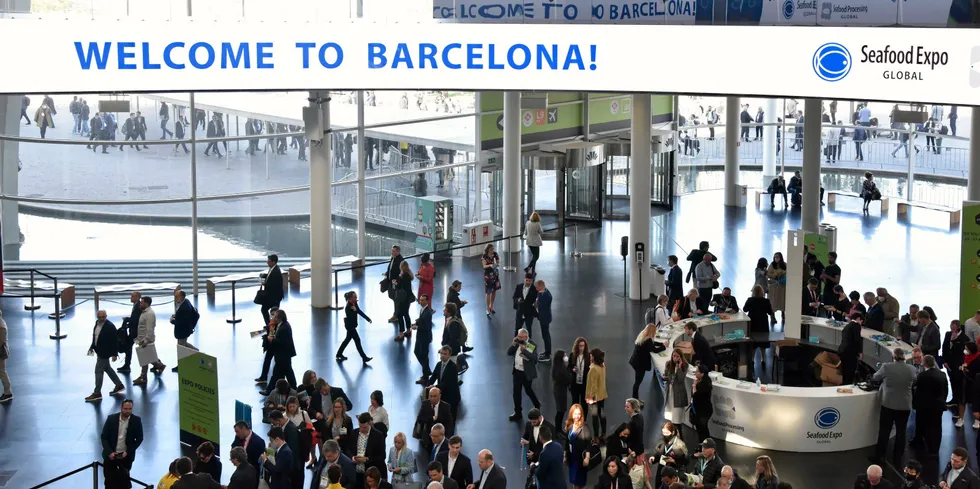 Diversified overseas major trade shows, including the Barcelona seafood show.