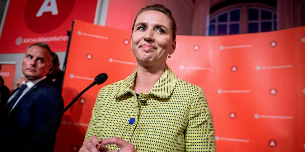opposition leader and likely incoming Danish prime minister Mette Frederiksen.
