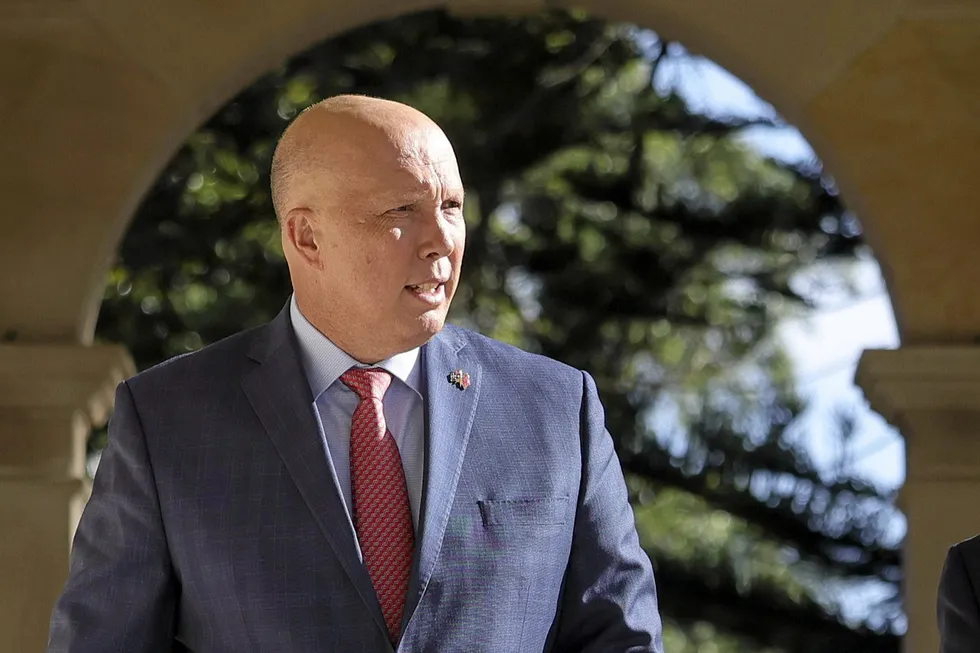 Peter Dutton is the leader of the centre-right Liberal Party, which is in coalition with the National Party in opposition, with an election due by May next year.