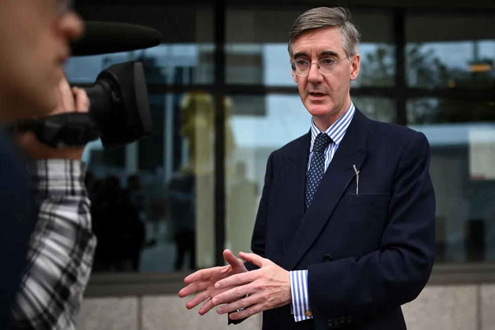 ‘Walking anachronism’: the UK’s Business & Energy Secretary Jacob Rees-Mogg.