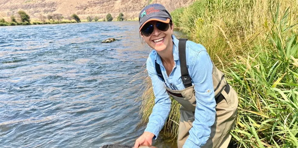 DNR Public Lands Commissioner Hilary Franz is trying to pivot Washington state to land-based salmon farming.
