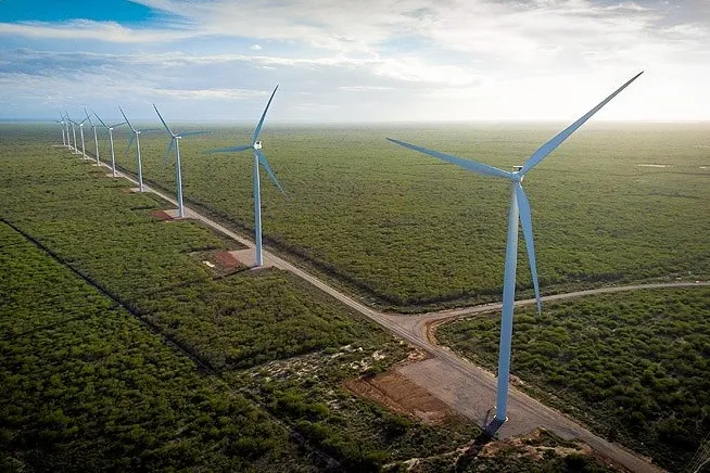 The Vestas V120 2.2-MW model.