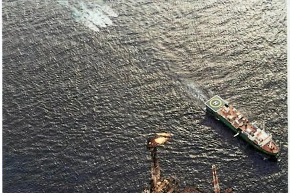 Forties Charlie: platform in the UK North Sea