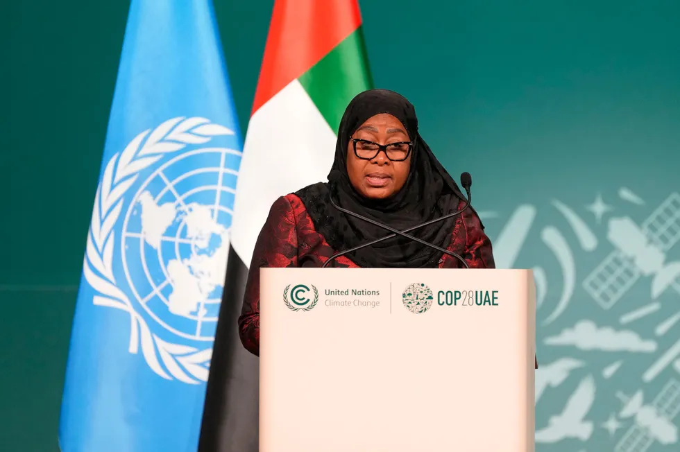 Exploration: Tanzania President Samia Suluhu Hassan.