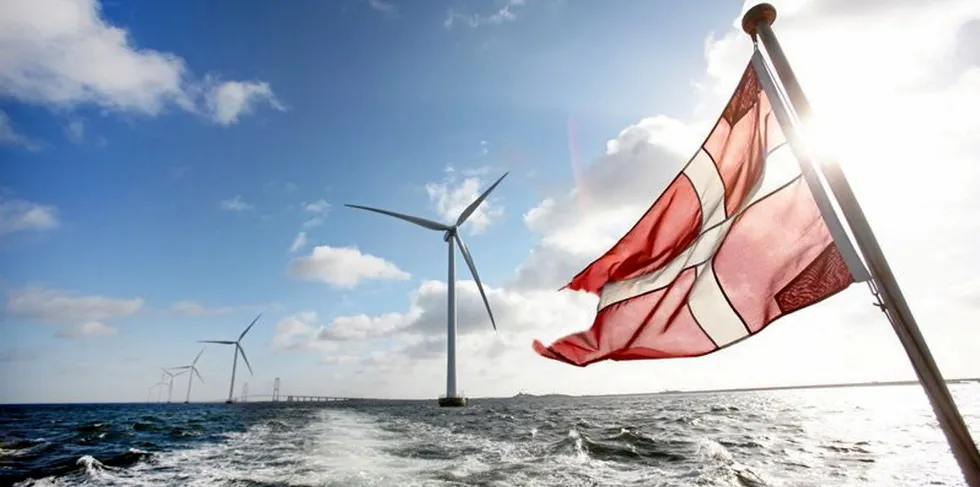 Sprogø wind farm off Denmark