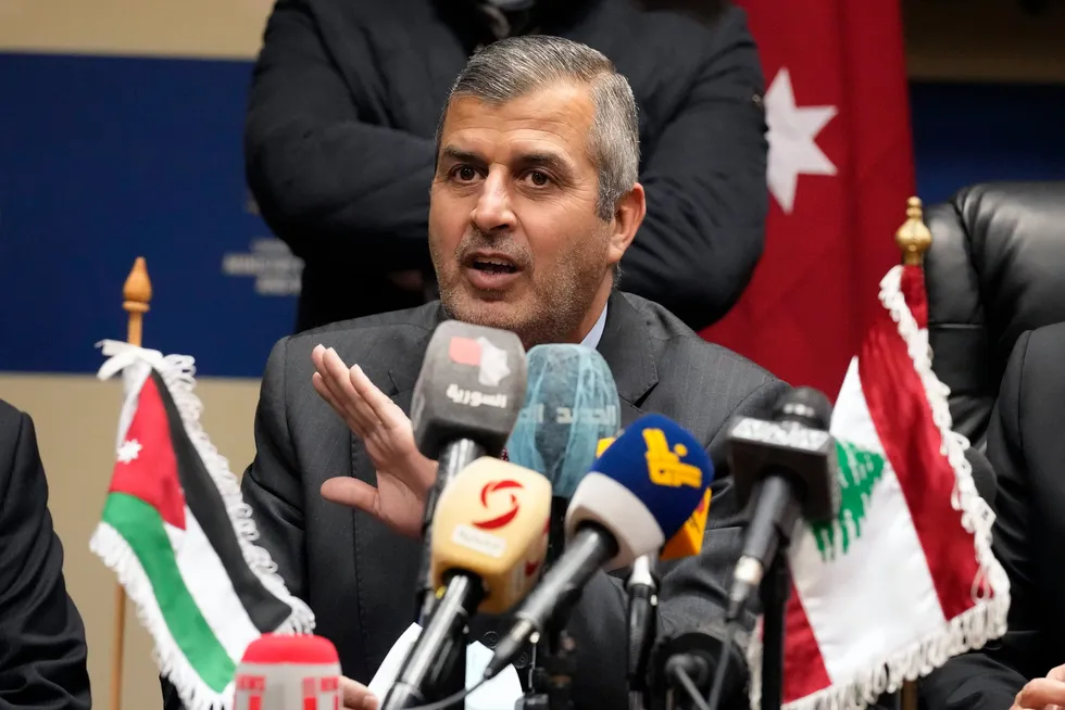 Jordanian Energy Minister, Saleh Kharabsheh.