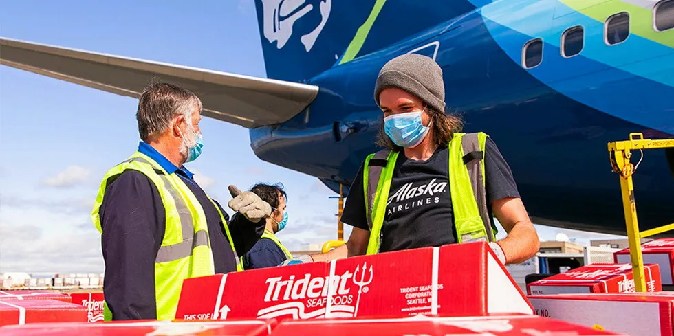 Trident Seafoods has traditionally helped host the arrival via Alaska Airlines of the first Copper River salmon in Seattle.