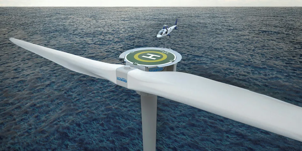 A rendering of the Seawind two-blader. Pic: Seawind