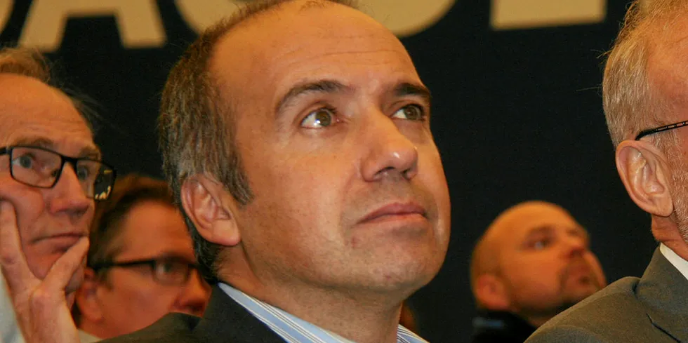 Biomar CEO Carlos Diaz. The aquaculture feed giant will be forced to pay out a $2.4 million fine for patent infringement.