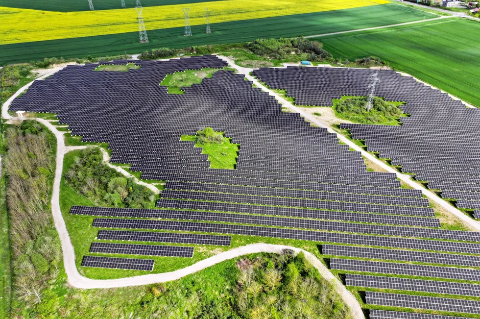 TotalEnergies' Vauvoix solar plant in France.