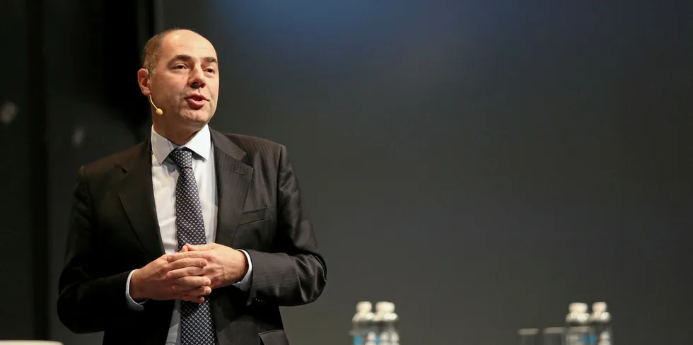 Philippe Kavafyan, speaking at WindEurope Offshore 2019