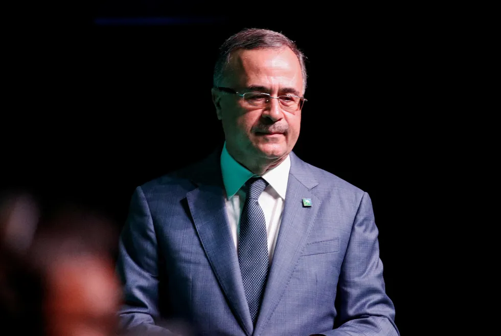 Upstream boost: Aramco chief executive Amin Nasser