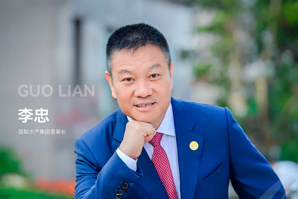 Guolian Aquatic Chairman Li Zhong.