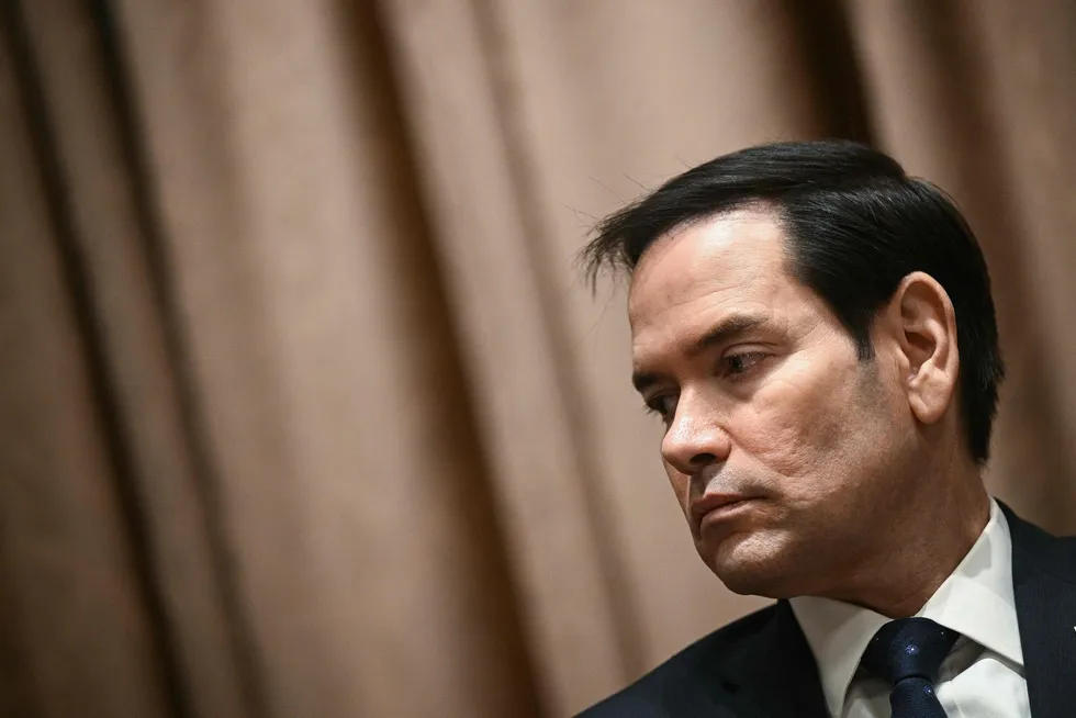 US Secretary of State Marco Rubio.