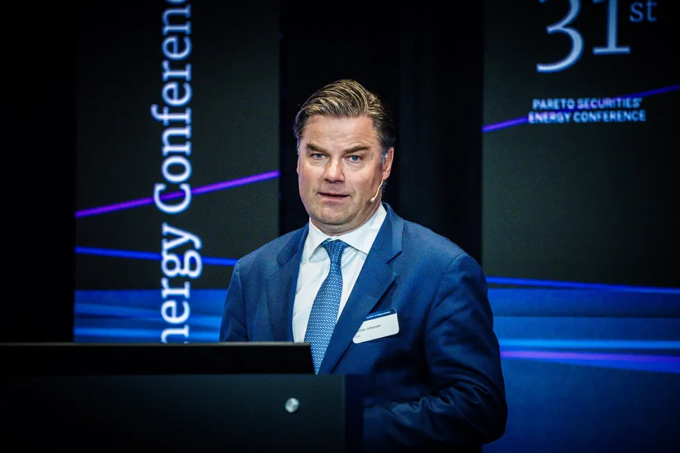 TGS chief executive Kristian Johansen