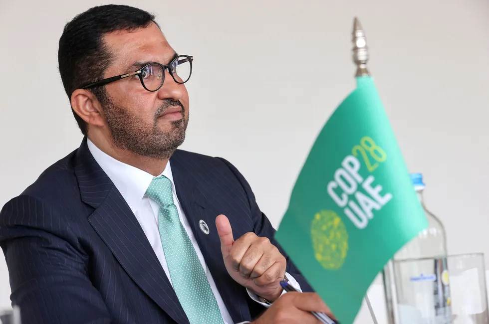 Adnoc chief executive Sultan Ahmed al-Jaber.