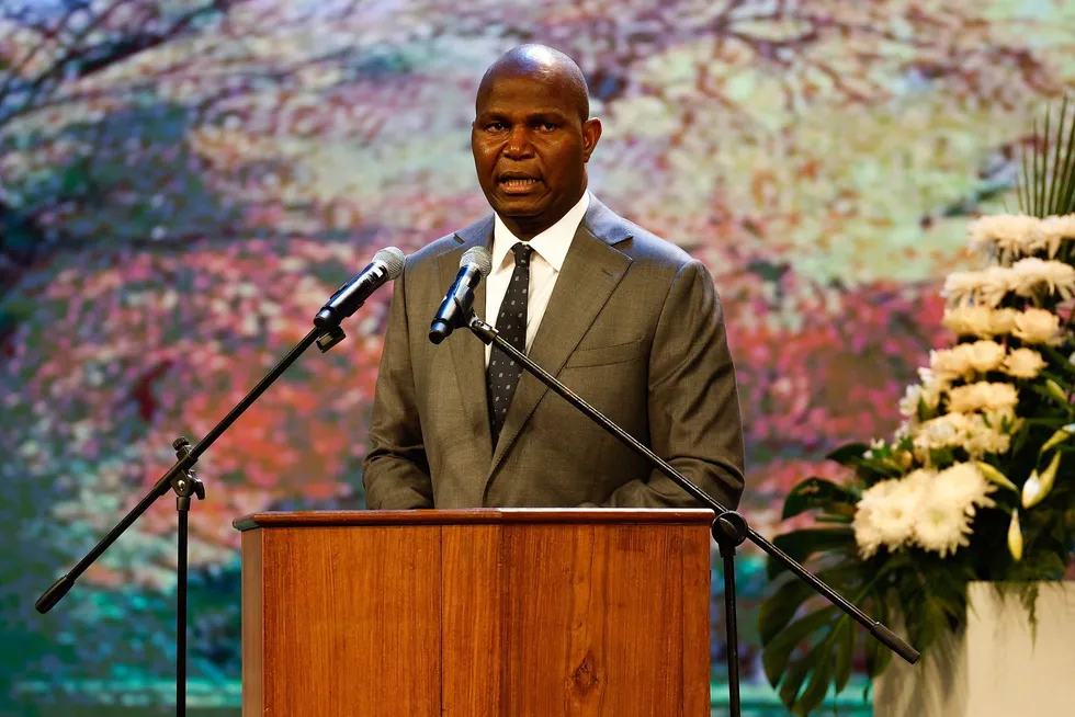 Mozambique President Daniel Chapo.