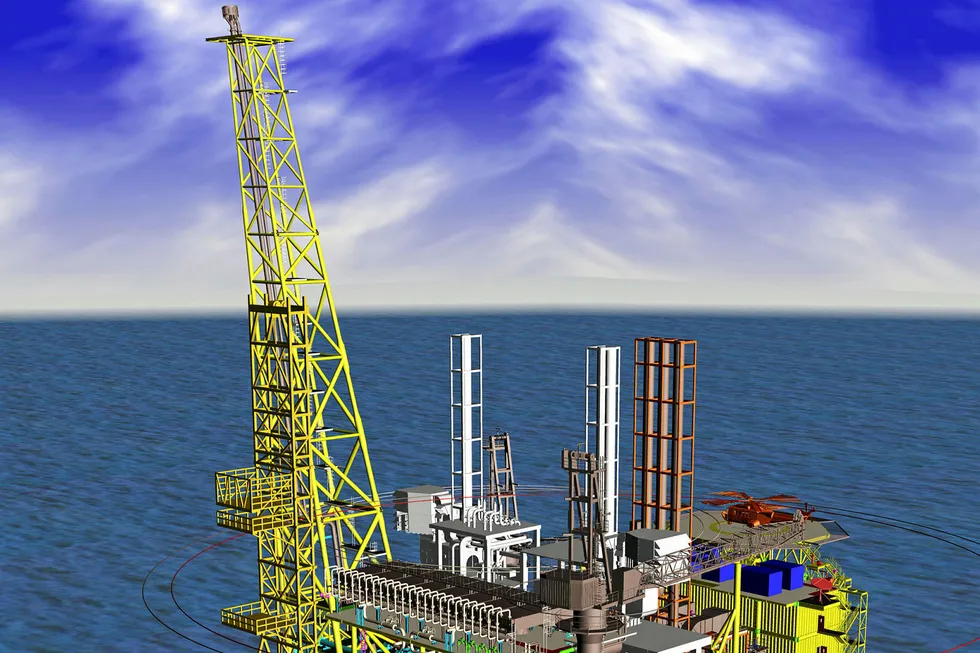 Pegaga development: the integrated central processing platform.