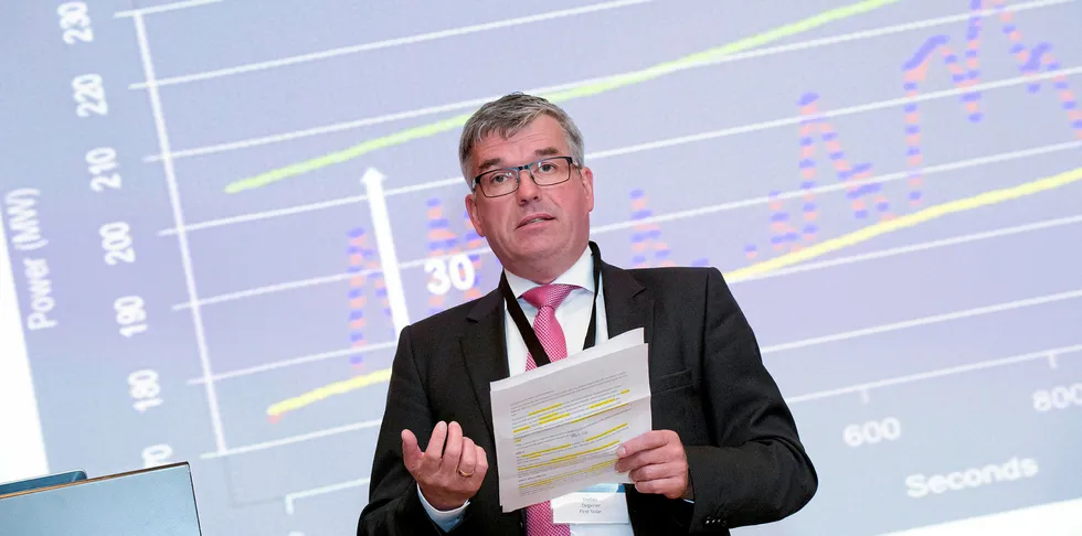 Stefan Degener, First Solar's VP of business development for Europe, the Middle East and Africa