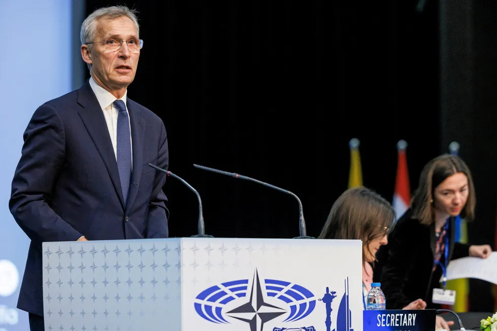 Nato secretary general Jens Stoltenberg.