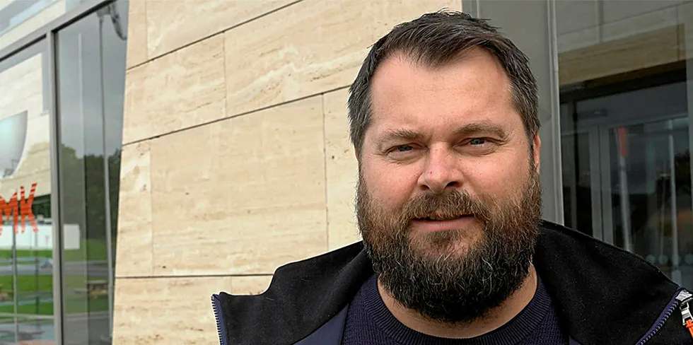 Hakon Andre Berg, CEO of land-based salmon farmer Salmon Evolution.