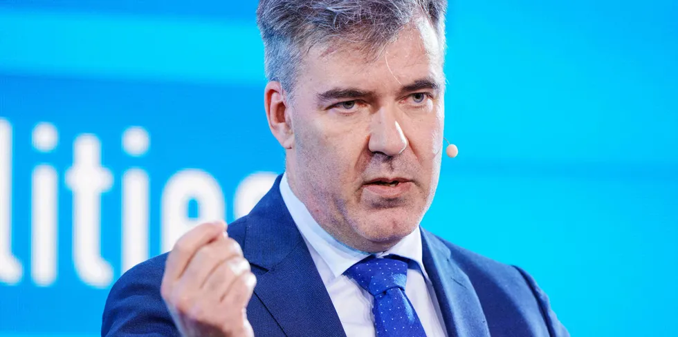 Denmark's Minister for Climate, Energy and Utilities Lars Aagaard Moller