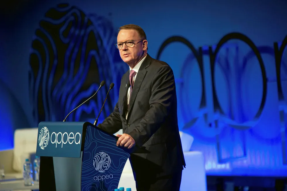 Results: Woodside chief executive Peter Coleman