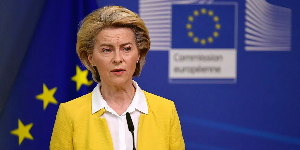 European Commission President Ursula von der Leyen
