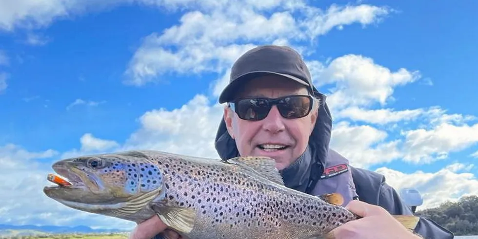 SeaBoss CEO Martin Exel in his happy place.