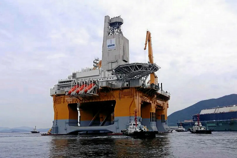 On call: the semisub Deepsea Nordkapp